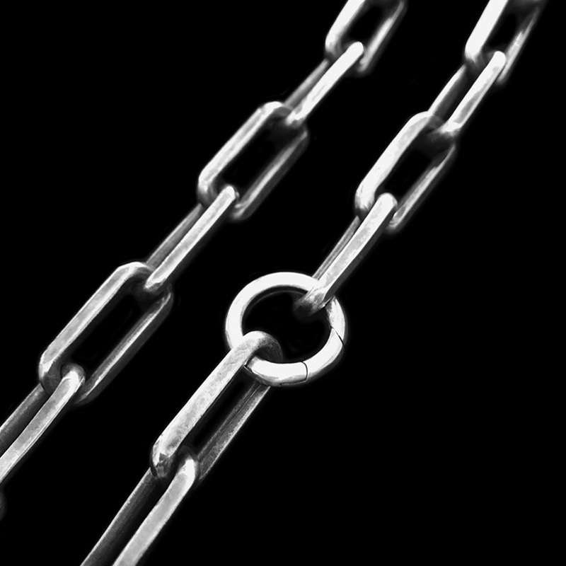 Mens Silver Necklace Timeless Style and Masculine Elegance