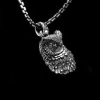 Owl Pendant Handmade 925 Silver nighthawk Pendant SSP186