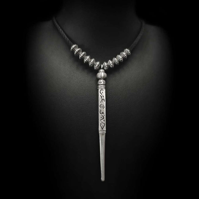 Amenadiel necklace Handmade Silver Lucifer Amenadiel Pendant Hover Image