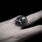 Allure of Silver Men's Skull Rings Bold Fashion Statement