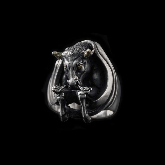 Bull ring 925 silver Embrace the allure wear the tradition Main Image