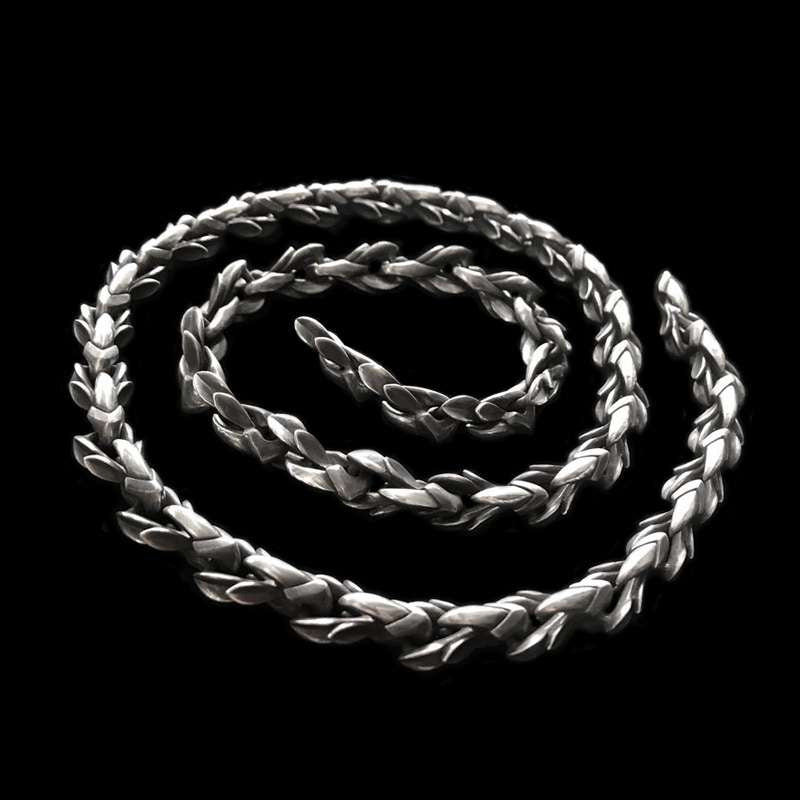 Silver Necklace for Men 925 silver Handmade Bloody Mary Glory necklace