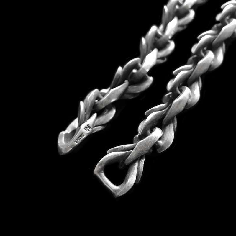 Silver Necklace for Men 925 silver Handmade Bloody Mary Glory necklace