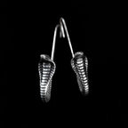 Cobra earring 925 sterling silver snake earrings