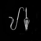 Cobra earring 925 sterling silver snake earrings