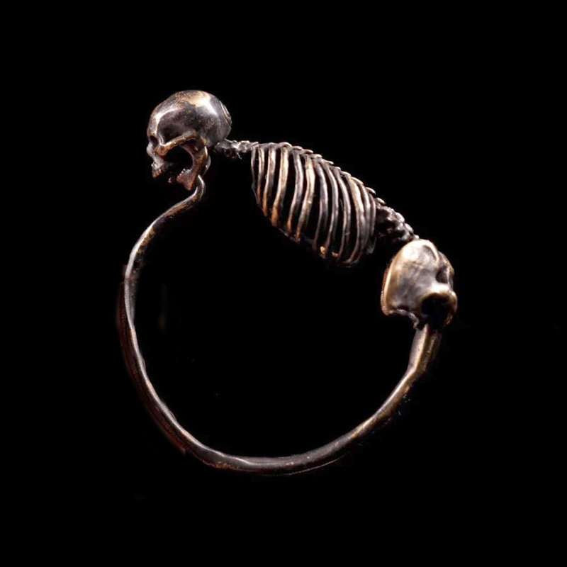 Skull keychains brass keychains