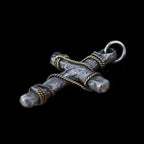 crucifix cross round pendant​ 925 Silver cross pendant necklace