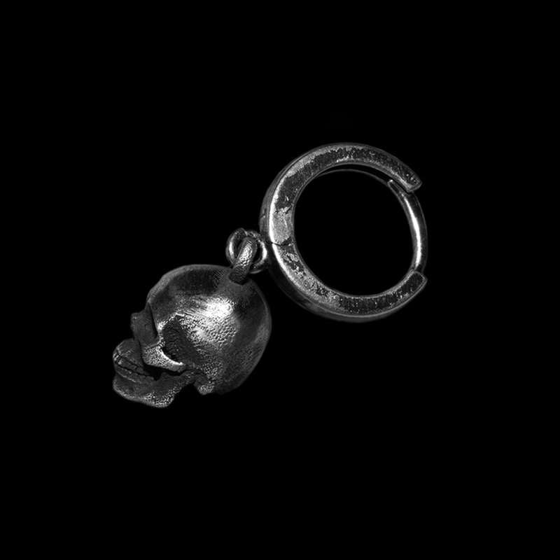 Mens skull earrings become an extension of your identity