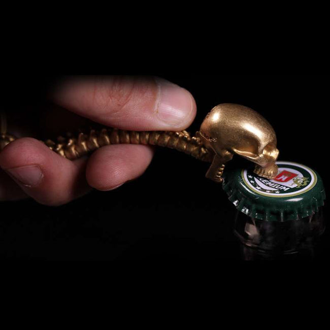 Skull Bottle opener Brass skull screwdriver Main Image