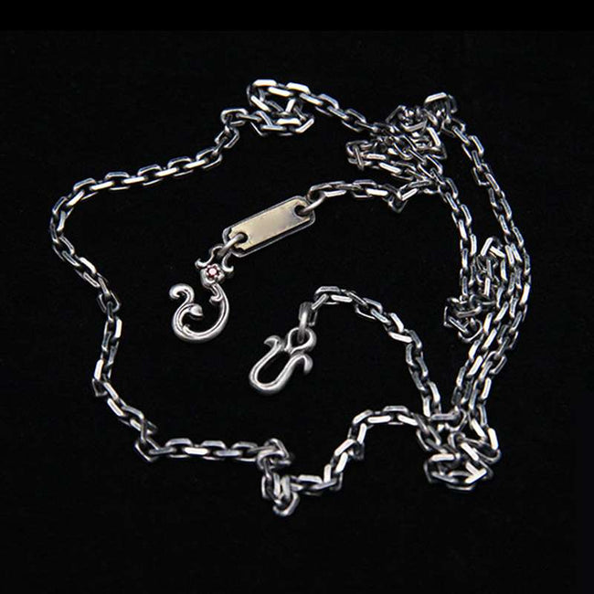 Waves buckle necklace 925 silver Waves necklace SSN46 Main Image