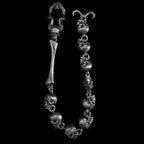 Nightmare Bracelet Handmade 925 silver skull Bracelet SSB108