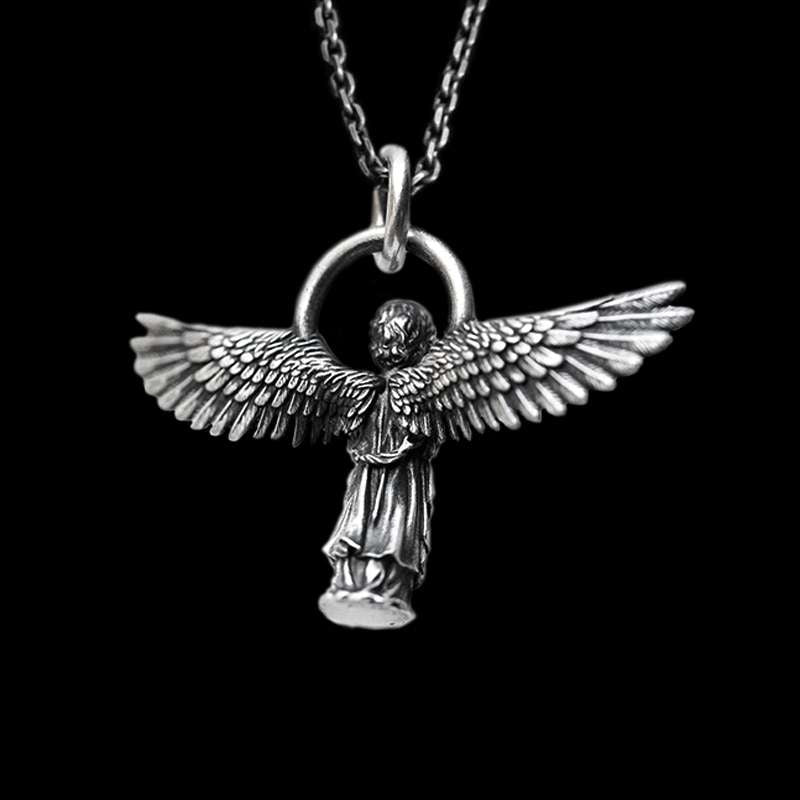 Angel pendant 925 Silver angel with wings Cupid pendant 