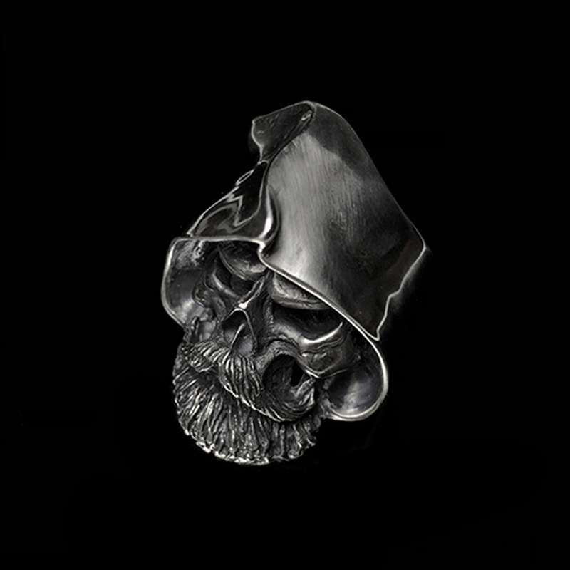 Unleash Your Style with Hat Covering Face Skull Rings