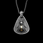 Bee pendant 925 Silver Honeybee pendant SSP209