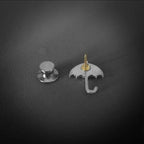 Umbrella brooch 925 silver brooches Bollar brooch Badge BRC-03