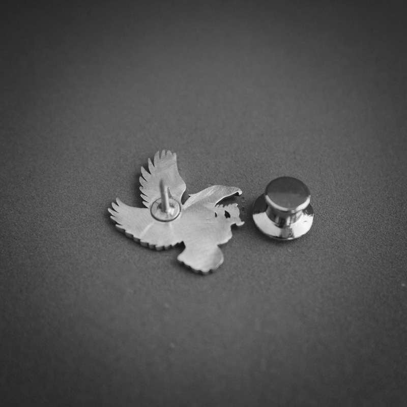 Eagle brooch 925 silver brooches Bollar brooch Badge BRC-04