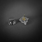 Lucky flower brooch 925 silver brooches Bollar brooch Badge BRC-08