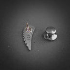 Wings brooch 925 silver brooches Bollar brooch Badge BRC-11