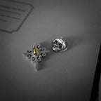 Clover brooch 925 silver brooches Bollar brooch Badge BRC-14