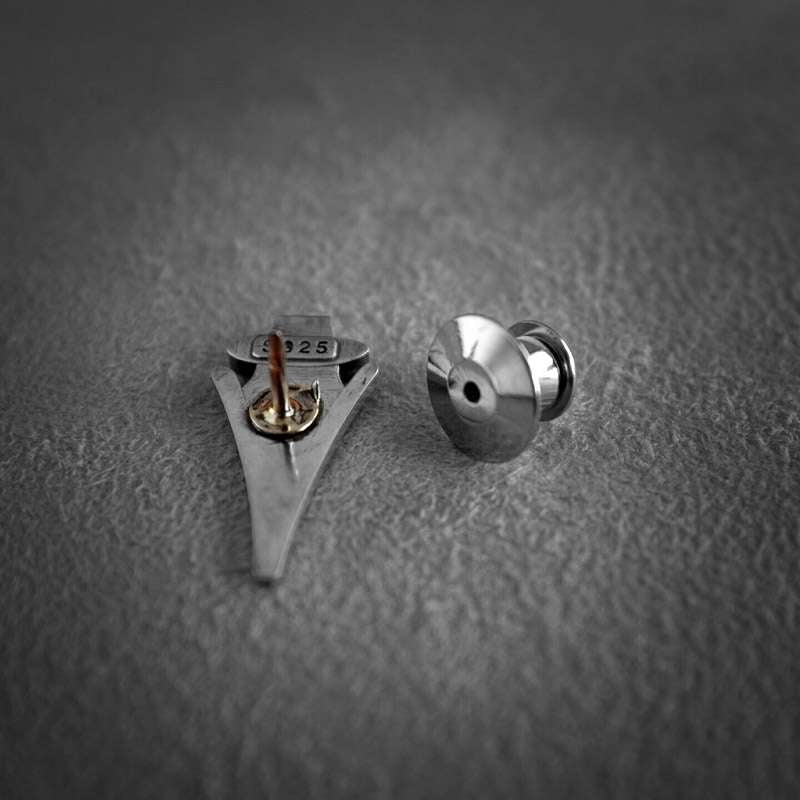 V for Vendetta brooch 925 silver brooches Bollar brooch Badge BRC-15