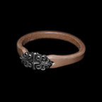 Mens Leather Bracelet Elegance Fusion Tochigi Saddle Leather Bracelet