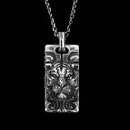 Tiger necklace 925 Sterling silver Tiger head brand pendant 