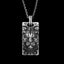 Tiger necklace 925 Sterling silver Tiger head brand pendant 