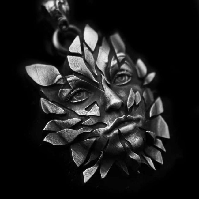 Marvel Iceman Pendant – Handmade 925 Silver Hero Necklace Main Image