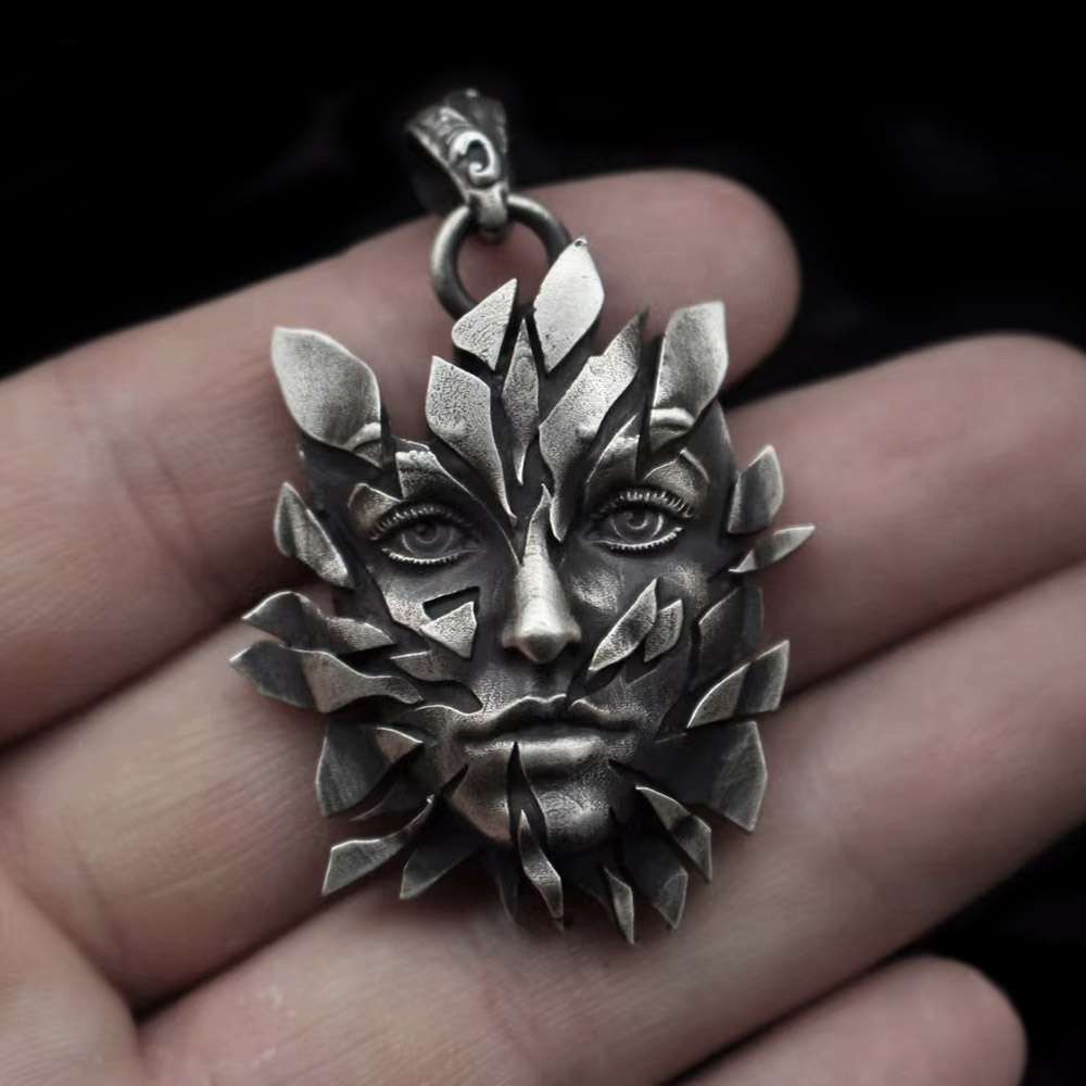 Marvel Iceman Pendant – Handmade 925 Silver Hero Necklace