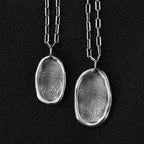 Fingerprint necklace Customize your real fingerprint Pendant Necklace