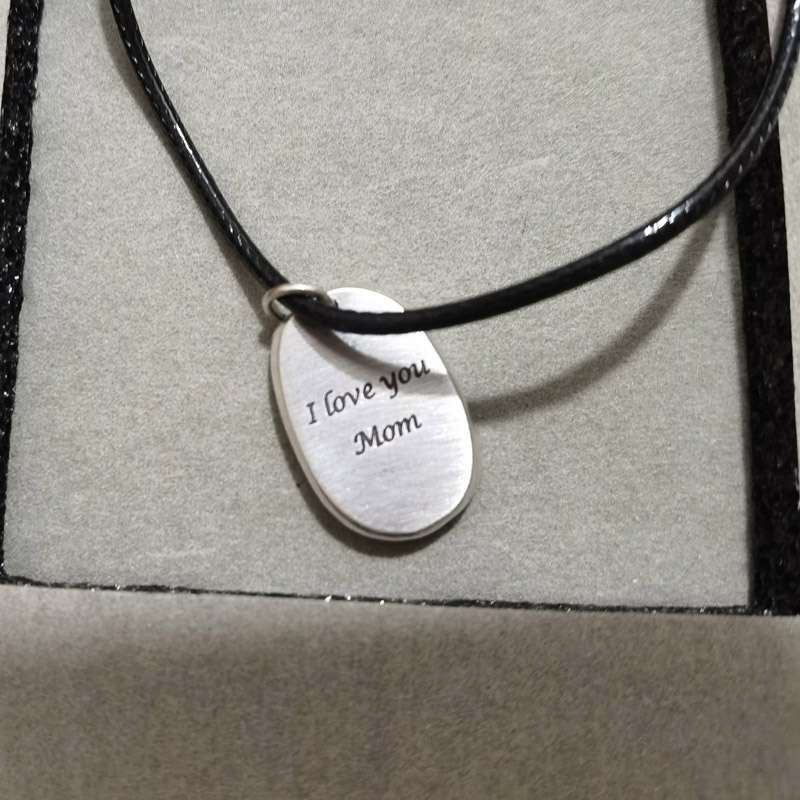 Fingerprint necklace Customize your real fingerprint Pendant Necklace
