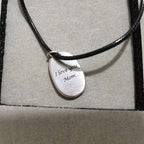Fingerprint necklace Customize your real fingerprint Pendant Necklace