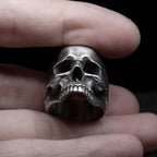 Keith richards skull ring 925 Silver Skull rings for men 