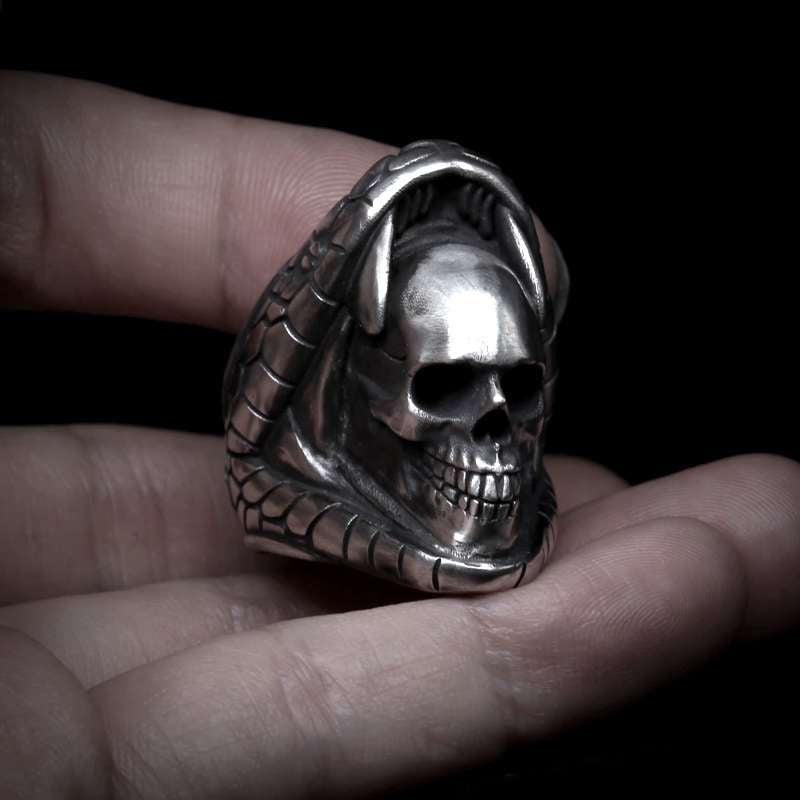 Black mamba snake rings Skull Defenders Against the Abyss