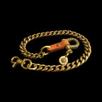 Wallet chain brass horseshoe buckle copper key chain