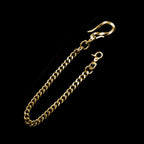 Wallet chain brass S buckle copper key chain & pants chain