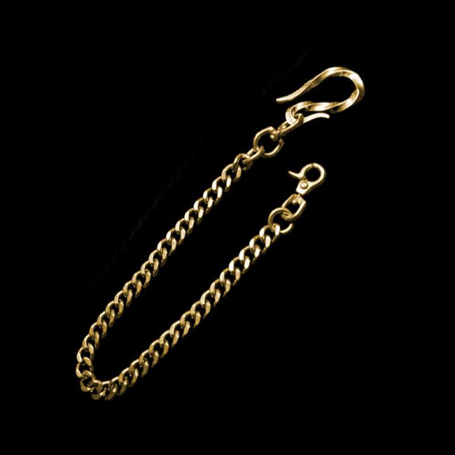 Wallet chain brass S buckle copper key chain & pants chain Main Image
