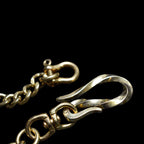 Wallet chain brass S buckle copper key chain & pants chain