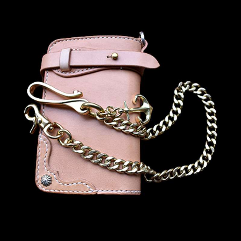 Anchor wallet chain brass simple buckle copper key chain