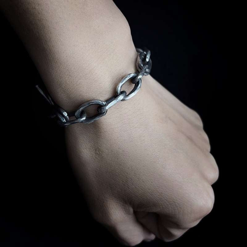 Vine Thorn of a rose Bracelet 925 Sterling Silver Mens Bracelets 