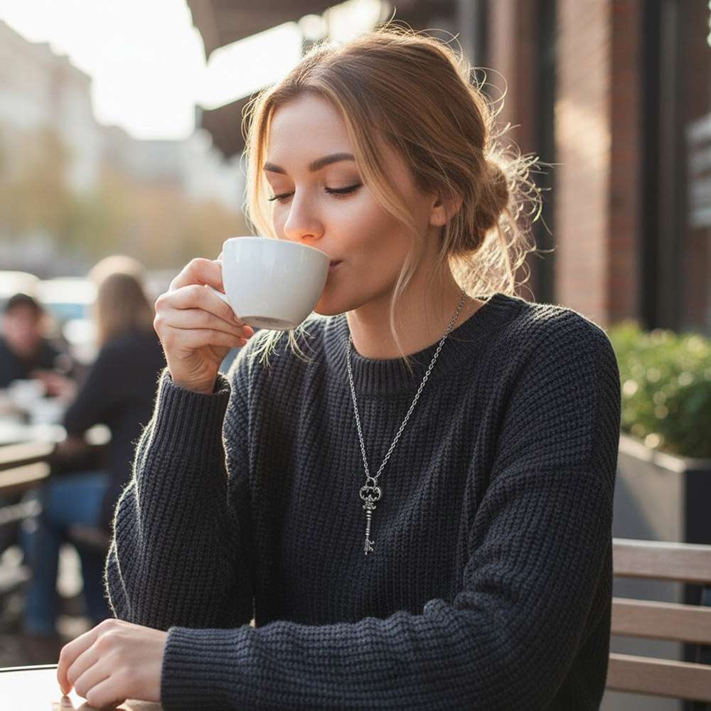 Silver Key Necklace - The Master Key to Your Soul