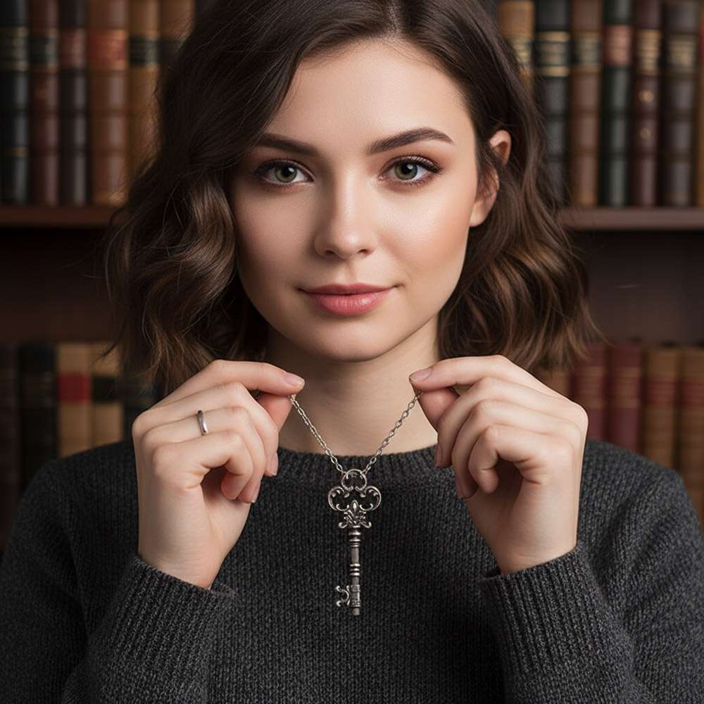 Silver Key Necklace - The Master Key to Your Soul