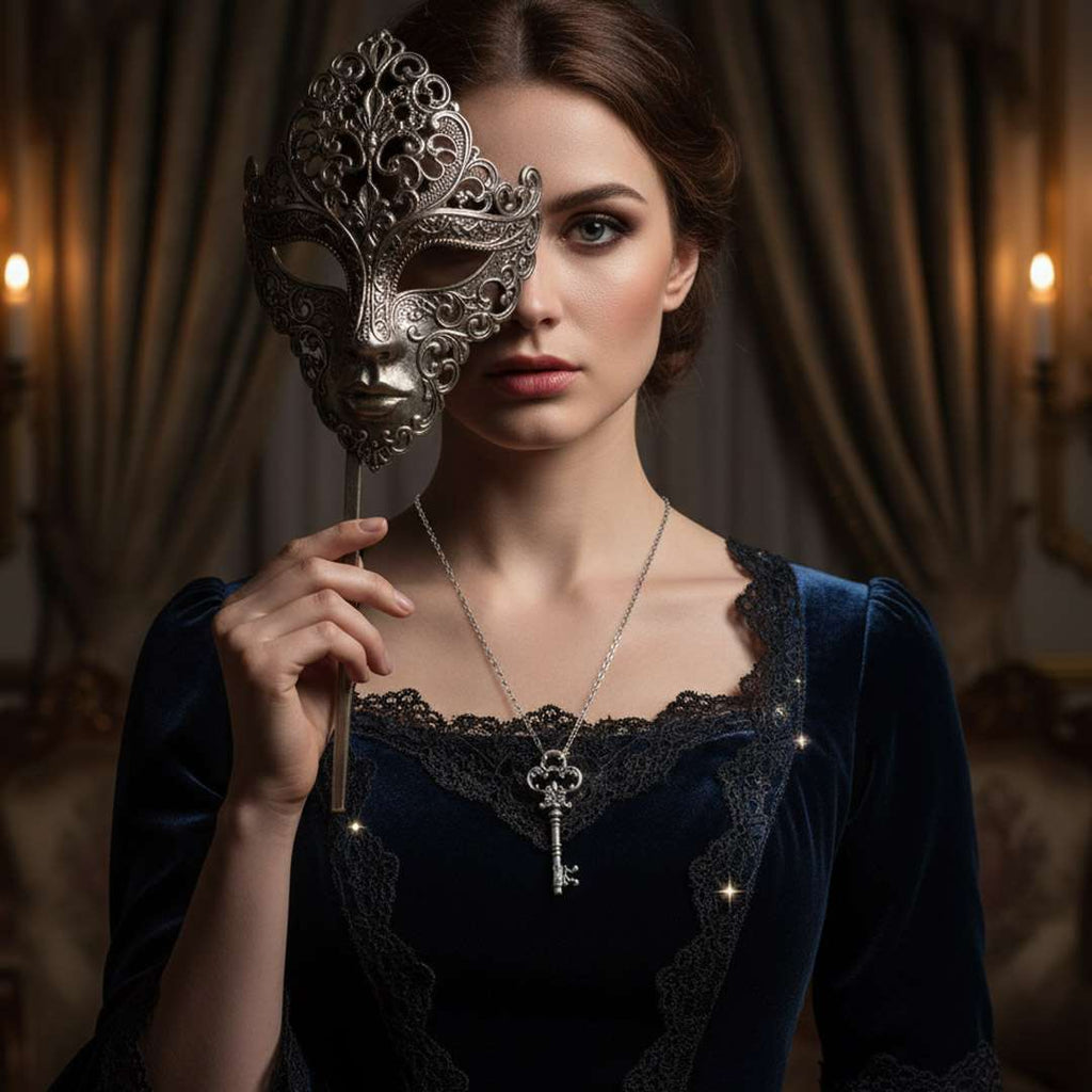 Silver Key Necklace - The Master Key to Your Soul