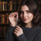 Silver Key Necklace - The Master Key to Your Soul