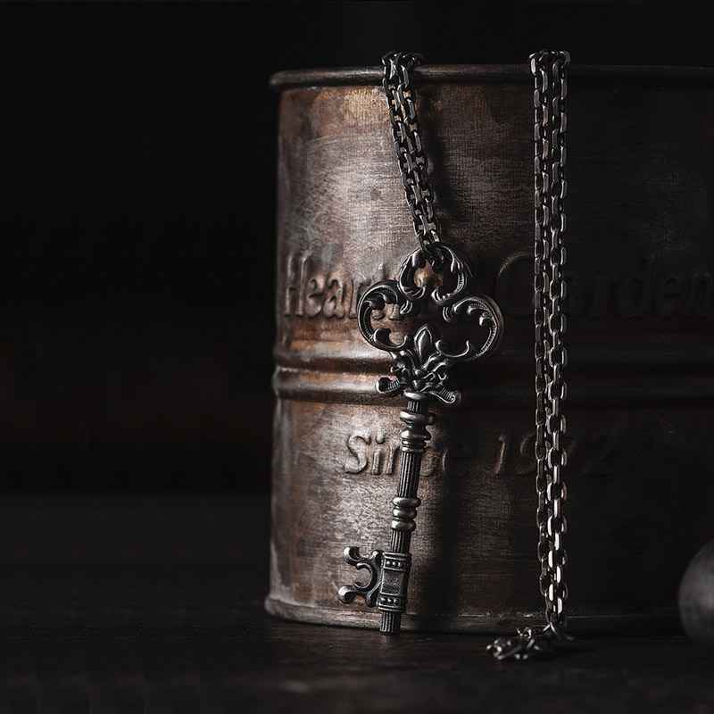 Silver Key Necklace - The Master Key to Your Soul