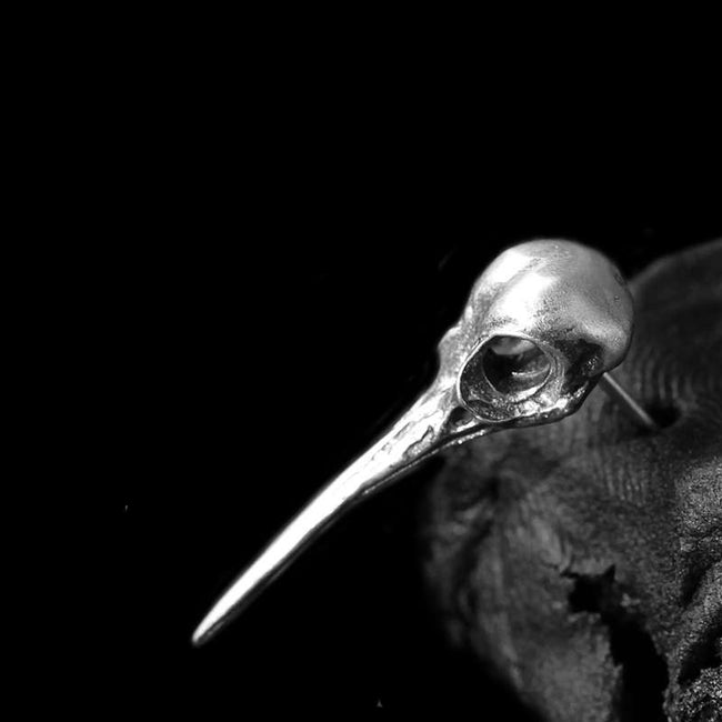 Hummingbird skull earrings cool earrings for men Main Image