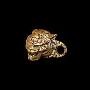 Tiger shoe buckle brass Beast King buckle & key buckle