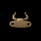 Bull shoe buckle brass horns buckle & key buckle pendant