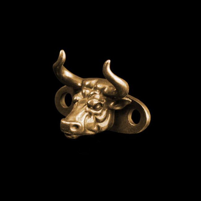 Bull shoe buckle brass horns buckle & key buckle pendant Hover Image