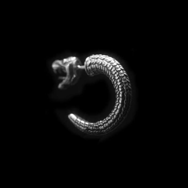 Snake stud earrings - powerful aura of confidence and strength Main Image